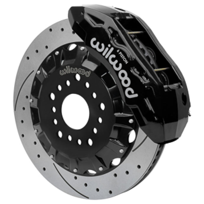 Wilwood 63-70 Chevy C10 TX6R Front Kit w/ 16in SRP Rotors & Lines - Black Wilwood