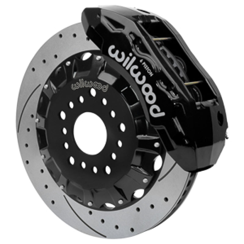 Wilwood 63-70 Chevy C10 TX6R Front Kit w/ 16in SRP Rotors & Lines - Black Wilwood