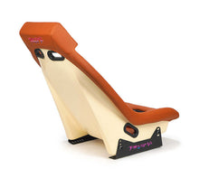 Load image into Gallery viewer, NRG GT Retro Bucket Seat - Brown PVC Leather Brown Stitching Off-White Fiberglass Back | PRI-100BR-STARDUST
