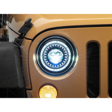 Load image into Gallery viewer, Raxiom 07-18 Jeep Wrangler JK Axial Series 7-In Dragon Eye LED Headlights- Blk Housing (Clear Lens)
