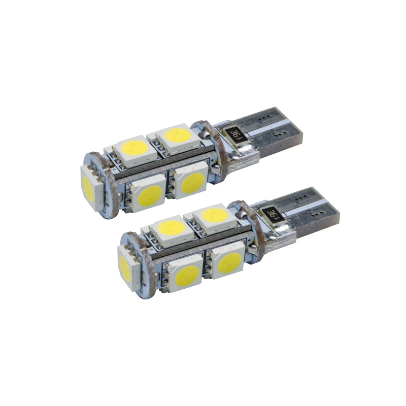 Oracle T10 9 LED 3 Chip SMD Bulbs (Pair) - Cool White SEE WARRANTY Bulbs ORACLE Lighting