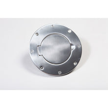Load image into Gallery viewer, Rugged Ridge Non-Locking Gas Cap Door Polished Alum 97-06 Wrang Rugged Ridge

