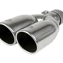 Load image into Gallery viewer, aFe Tips afe MACH Force-Xp Universal Exhaust Tip 2-1/2 IN Inlet x 3-1/2 IN Outlet X 12 IN L

