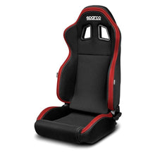 Load image into Gallery viewer, Sparco Seat R100 Black/Red | 009014NRRS
