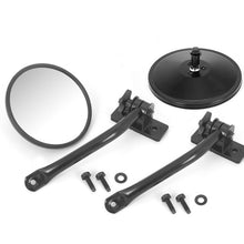Load image into Gallery viewer, Rugged Ridge 97-18 Jeep Wrangler Black Round Quick Release Mirror Rugged Ridge
