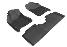 Load image into Gallery viewer, 3D MAXpider 2010-2016 Cadillac SRX Kagu 1st &amp; 2nd Row Floormats - Black | L1CD00801509
