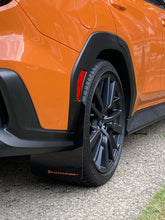 Load image into Gallery viewer, Rally Armor 22-24 Subaru WRX Black UR Mud Flap w/Orange Logo Mud Flaps Rally Armor   
