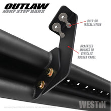 Load image into Gallery viewer, Westin 09-18 Dodge RAM 1500 Crew Cab Outlaw Nerf Step Bars Westin
