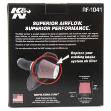 Load image into Gallery viewer, K&amp;N Round Tapered Universal Air Filter 6 inch Flange 7 1/2 inch Base 5 inch Top 7 1/2 inch Height
