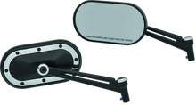 Load image into Gallery viewer, Kuryakyn Heavy Industry Mirrors Satin Black &amp; Chrome Misc Powersports Kuryakyn   
