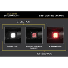 Load image into Gallery viewer, Diode Dynamics Light Bars &amp; Cubes Diode Dynamics HitchMount LED Pod 4-Pin Reverse Kit C1R

