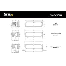 Load image into Gallery viewer, Diode Dynamics Light Bars &amp; Cubes Diode Dynamics SS6 Sport Yellow Spot Standard ABL (single) 3000K

