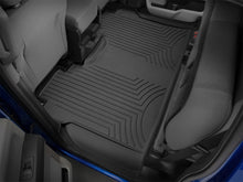 Load image into Gallery viewer, WeatherTech 2015+ Ford F-150 SuperCrew (1st Row Bench) Rear FloorLiner HP - Black | 446974IM

