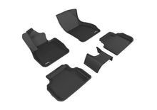 Load image into Gallery viewer, 3D MAXpider 2016-2019 Mini Clubman Kagu 1st &amp; 2nd Row Floormats - Black | L1MN01301509
