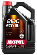 Load image into Gallery viewer, Motul 5L Synthetic Engine Oil 8100 X-Clean 0W16 - Comes in a Case of 4 Units | 110379
