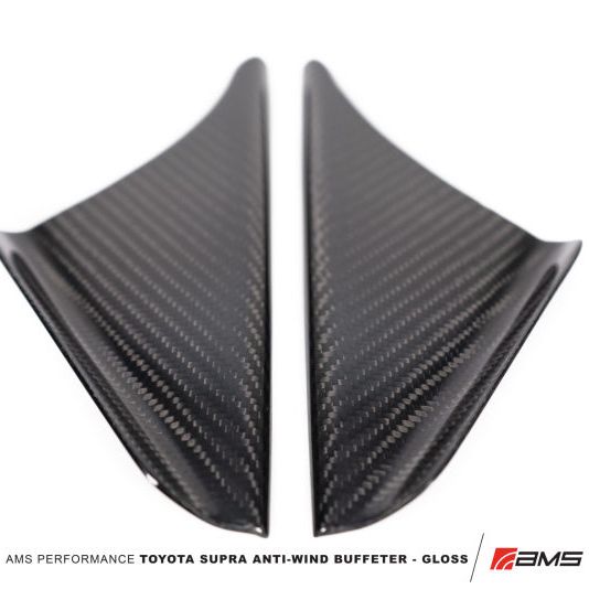 AMS Performance 2020+ Toyota GR Supra Anti-Wind Buffeting Kit - Gloss Carbon
