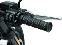 Load image into Gallery viewer, Kuryakyn Dillinger Grips Throttle-By-Wire Black Misc Powersports Kuryakyn   
