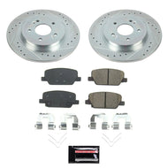 Power Stop 20-22 Kia Telluride Rear Semi-Coated Rotor Kit Brake Kits - Performance Blank PowerStop   