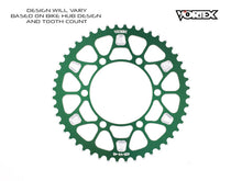 Load image into Gallery viewer, Vortex Racing V4 42 Tooth 525 Rear Sprocket - Green | 463ZLV4-42
