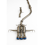 Invidia 24+ Acura Integra Type-S DE5 R400 Cat-Back Exhaust system - Single Layer Ti Tip | HS23AISFGM3STL
