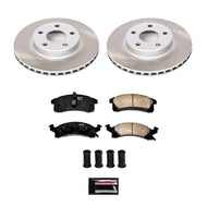 Power Stop 95-05 Pontiac Sunfire Front Semi-Coated Rotor Kit Brake Kits - Performance Blank PowerStop   