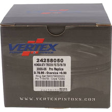 Load image into Gallery viewer, Vertex Pistons 00-06 TRX 350 FE/00-06 TRX 350 FM/00-06 TRX 350 TE Forged Replica Piston Kit Misc Powersports Vertex Pistons
