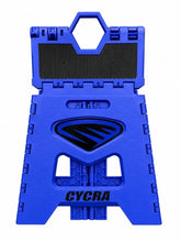 Load image into Gallery viewer, Cycra Fold Up Motostand Blue W/Decal
