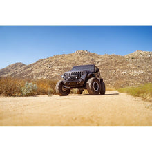 Load image into Gallery viewer, DV8 Offroad 07-23 Jeep Wrangler/Gladiator JT/JK/JL FS-25 Stubby Front Bumper w/Plated Bull Bar Bumpers - Steel DV8 Offroad
