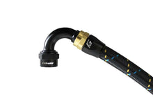Load image into Gallery viewer, GReddy AN04 120 DEGREE HOSE END SWIVEL BLACK/GOLD ANODIZED | 12800412
