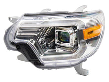 Load image into Gallery viewer, Raxiom 12-15 Toyota Tacoma Axial Series Switchback Projector Headlights- Chrome- Clear Lens | TT23360
