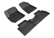 3D MAXpider 2020 Kia Soul Kagu 1st & 2nd Row Floormats - Black | L1KA05001509