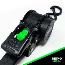 Load image into Gallery viewer, Rhino USA Retractable Ratchet Straps (4Pk 1Inx10Ft) (Gray) Tow Straps Rhino USA
