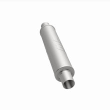 Load image into Gallery viewer, MagnaFlow Exhaust Products Exhaust Muffler MagnaFlow Exhaust Products Straight-Through Performance Muffler; 2.25in. Center/Center; 4x18x4 Body 10425
