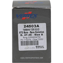 Load image into Gallery viewer, Vertex Pistons Uncategorized Vertex Piston 02-24 Yamaha YZ 85 85cc Cast Race Evolution Piston Kit

