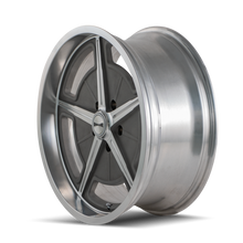 Load image into Gallery viewer, Ridler 605 18x9.5 / 5x120.65 BP / 0mm Offset / 83.82mm Hub Matte As-Cast Machined Wheel
