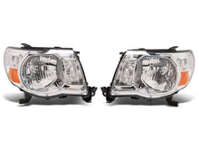 Load image into Gallery viewer, Raxiom 05-11 Toyota Tacoma Axial Series OE Replacement Headlights- Chrome Housing- Clear Lens | TT26259
