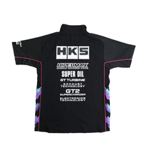 Load image into Gallery viewer, HKS Shirts HKS TEAM HALF ZIP POLO SHIRT 2025 L
