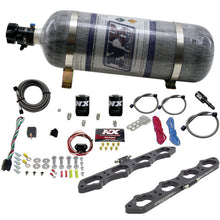 Load image into Gallery viewer, Nitrous Express 2018+ Ford 5.0L Coyote Wet Direct Port Plate System (w/12lb Bottle) Nitrous Express
