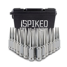 Load image into Gallery viewer, Mishimoto Mishimoto Steel Spiked Lug Nuts M14 x 1.5 32pc Set Chrome Lug Nuts Mishimoto   
