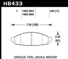 Load image into Gallery viewer, Hawk 03-11 Ford Crown Victoria DTC-60 Race Front Brake Pads Brake Pads - Racing Hawk Performance   
