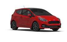 Load image into Gallery viewer, Rally Armor 18-23 Ford Fiesta ST MK8 Black UR Mud Flap w/White Logo Mud Flaps Rally Armor   
