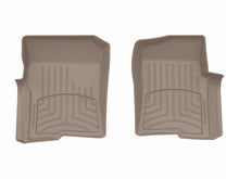 Load image into Gallery viewer, WeatherTech 05-08 Ford F-150 1st Row Front FloorLiner HP - Tan | 450051IM
