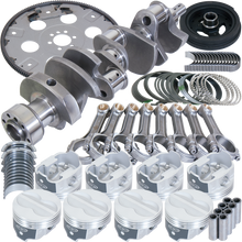 Load image into Gallery viewer, Eagle Chevy 350 1Pc 3.750in Crank 5.700in I-Beam Rod 4.040in Pistons 168 Tooth FP Balanced Assembly Eagle
