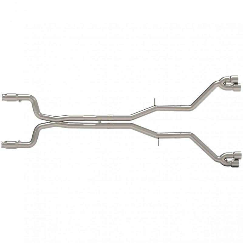 Kooks 16+ Chevy Camaro SS 6.2L 3in GREEN Cat Muff Delete Exhaust w/Quad Tips (Use w/Kooks Headers) Header Back Kooks Headers