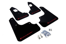 Load image into Gallery viewer, Rally Armor 08-17 Mitsubishi EVO X Black UR Mud Flap w/ Red Logo Mud Flaps Rally Armor   
