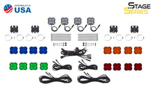 Load image into Gallery viewer, Diode Dynamics Stage Series SXS Rock Light Installer Kit - RGBW M8 w/Controller (4-pack) Diode Dynamics
