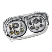 Load image into Gallery viewer, Letric Lighting Hdlght Dual W/Halo 5.75in Chr Misc Powersports Letric Lighting   
