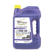 Load image into Gallery viewer, Royal Purple Duralec Super Diesel 15W-40 CK-4 Motor Oil - 1 Gallon Royal Purple

