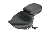 Mustang 01-08 Honda VT750DC Spirit Wide Touring 1PC Seat w/Studs- Black Misc Powersports Mustang Motorcycle   