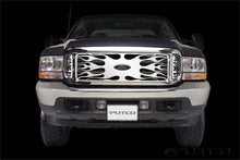 Load image into Gallery viewer, Putco 99-04 Ford SuperDuty w/ Logo CutOut (incl Side Vents) Flaming Inferno Stainless Steel Grille Grilles Putco
